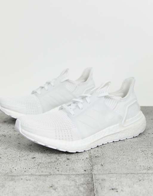 Adidas Running Ultraboost 19 In Triple White Asos