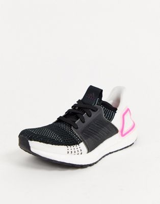 adidas running ultraboost 19 trainers in black