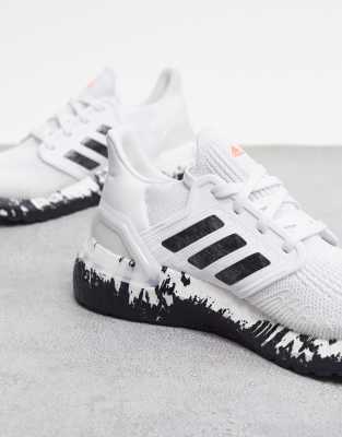 adidas ultra boost bianche con strisce argento