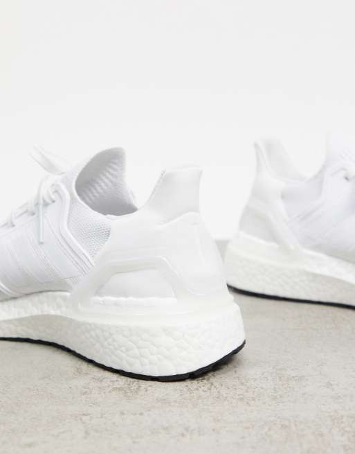 adidas Running Ultraboost 20 Sneakers in wit ASOS