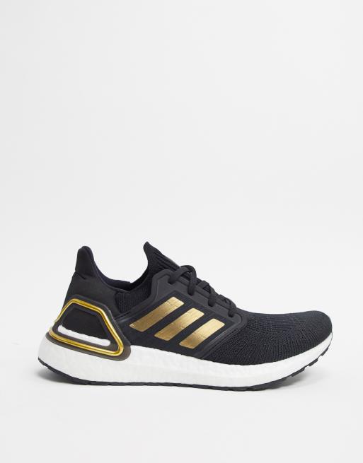 Scarpe adidas ultra store boost nere e oro