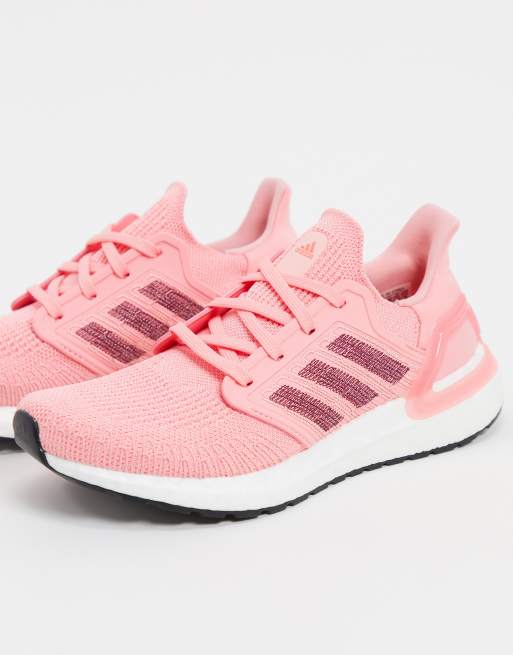 Adidas Running Ultraboost Trainers In Pink Asos