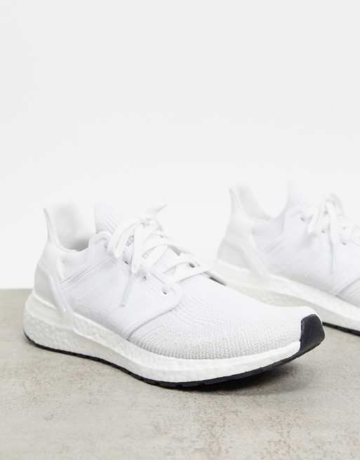 Adidas running ultraboost hotsell 20 trainers in white