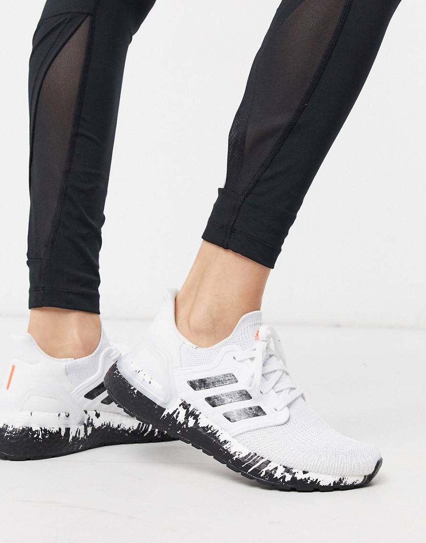Adidas Performance - Adidas running ultraboost 20 trainers in white