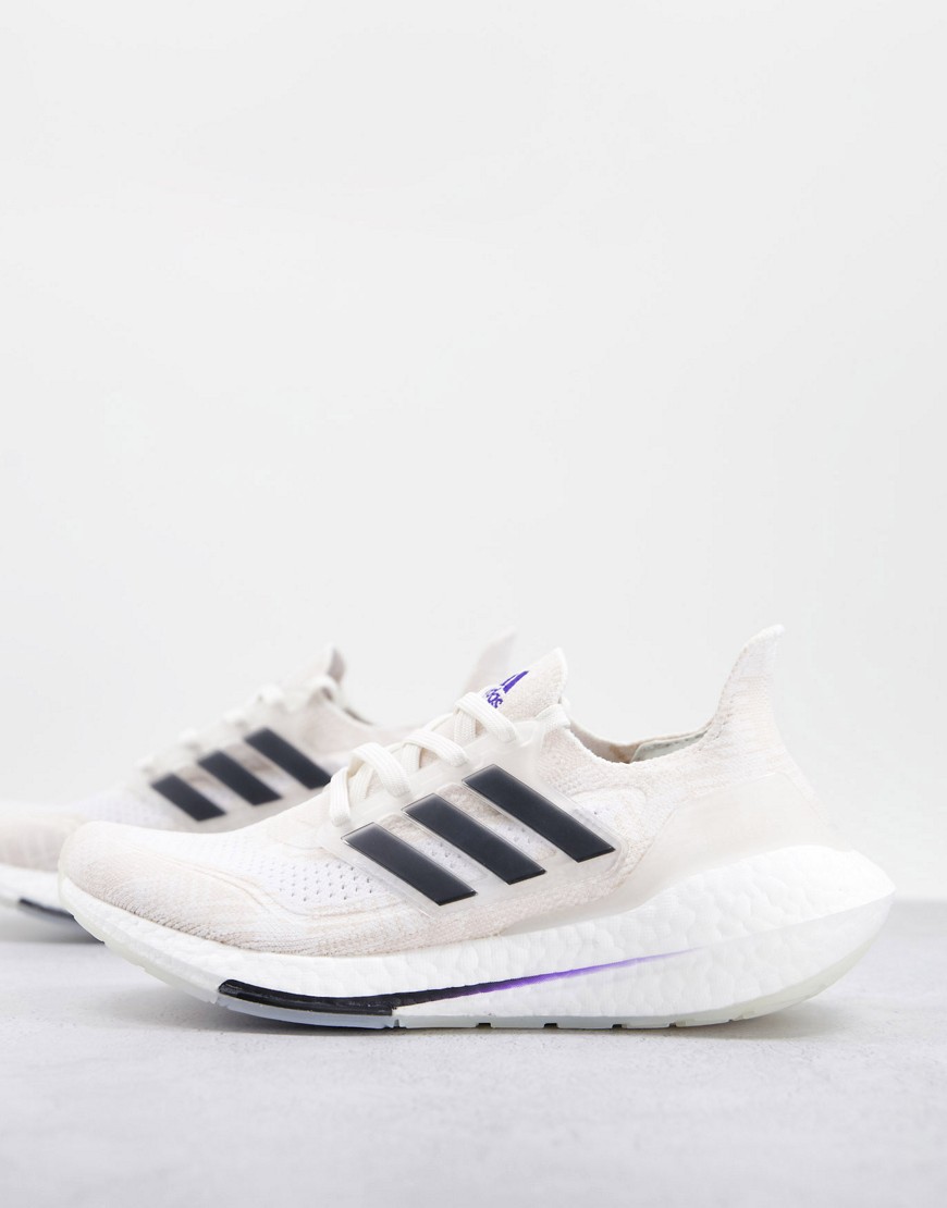 Adidas Running Ultraboost 21 Prime trainers in white