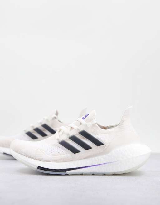 adidas Running Ultraboost 21 Prime trainers in white