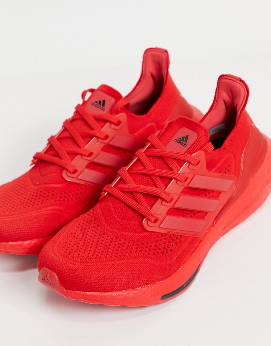Adidas Running Ultraboost 21 sneakers in red