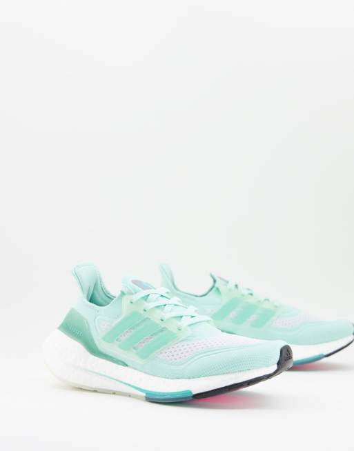 adidas Running - Ultraboost 21 - Sneakers in verde menta