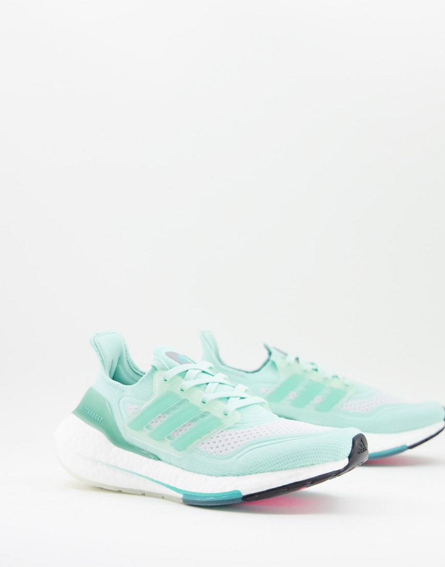 Adidas Running Ultraboost 21 trainers in mint-Green