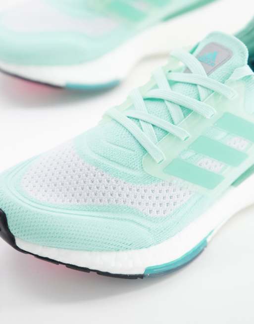 Adidas mint green store trainers