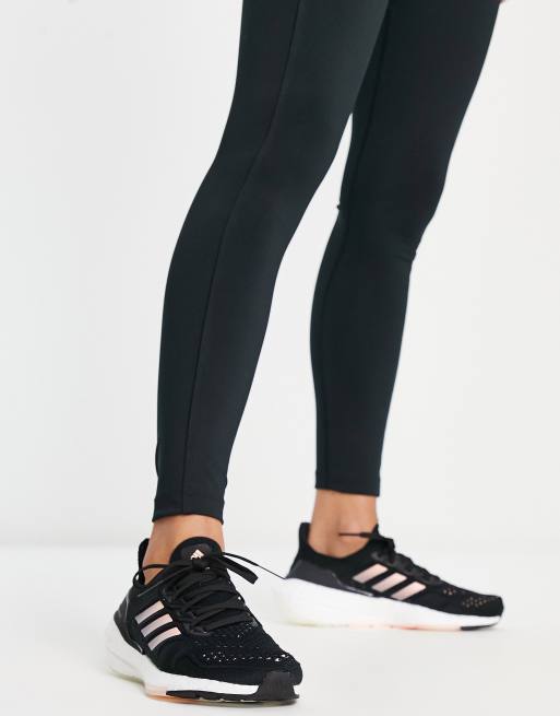 Adidas trainer shop nere e rosa