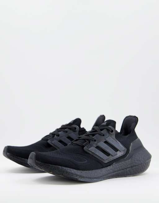 Adidas running ultraboost store trainers in black