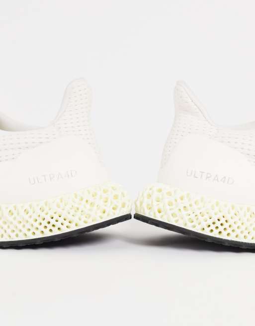 adidas Running – Ultraboost 4 – Biało-limonkowe buty sportowe, 4 z 4