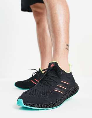 adidas performance adidas Running Ultraboost 4D Future Craft trainers in black