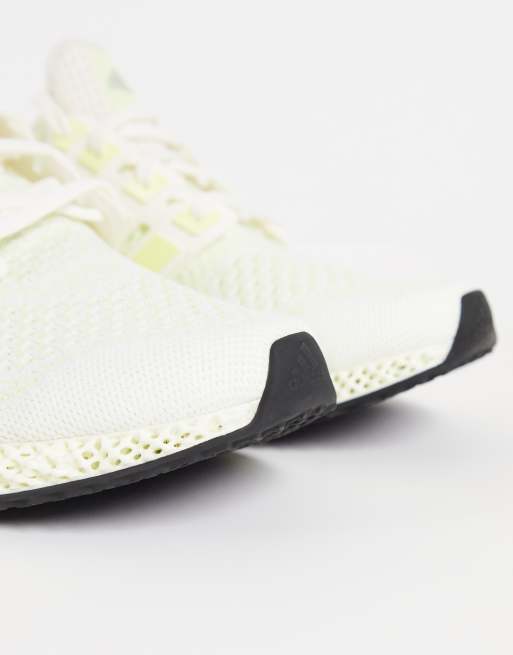 adidas Running - Ultraboost 4D - Sneakers i hvid og limegrøn, 2 af 4