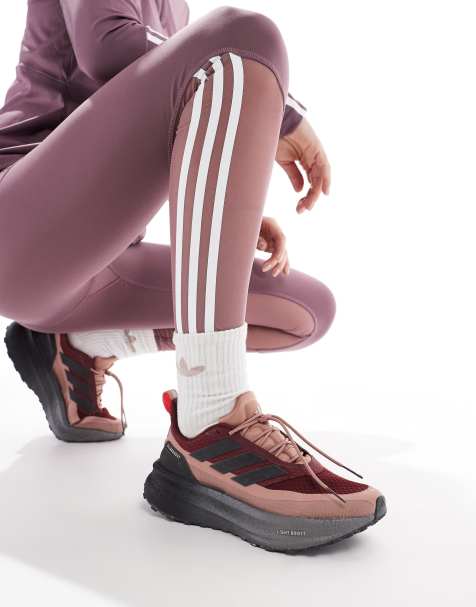 adidas Running – Ultraboost 5 Climawarm Trail – Sneaker in Burgunderrot und Schwarz - view 1