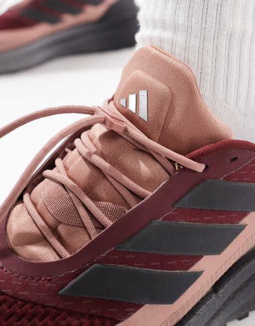 adidas Running Ultraboost Climawarm trail trainers in burgundy