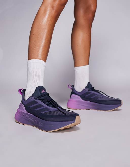 adidas Running Ultraboost 5 Climawarm trainers in navy and purple, 5 of 5