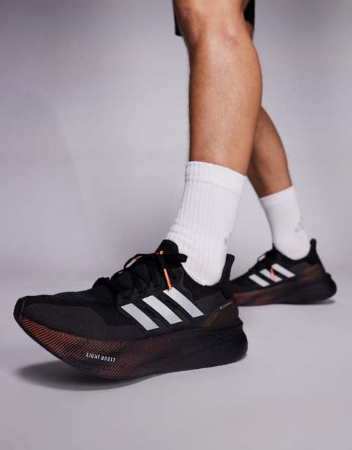 adidas – Running – Ultraboost 5 – Svarta, silverfärgade och orange löparskor, 5 av 5