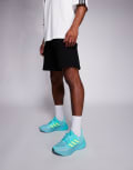[adidas performance] adidas Running Ultraboost 5 trainers in blue and lime 42 flash aqua/lucid lem