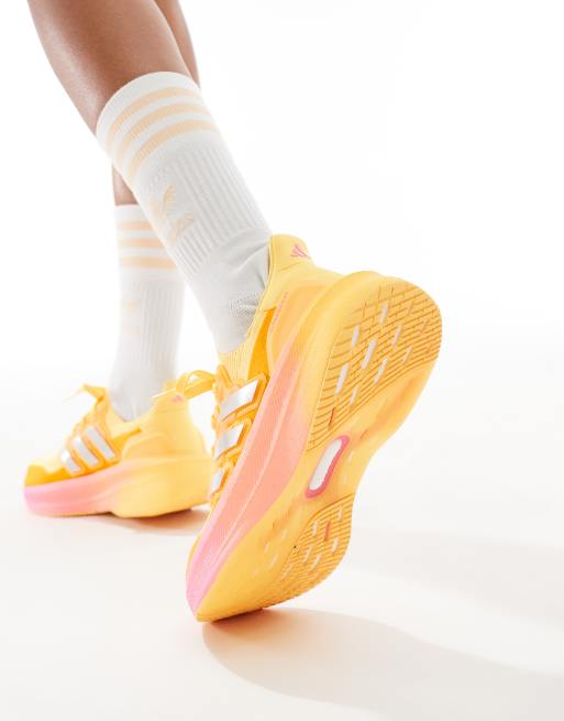 adidas Running Ultraboost 5 trainers in orange, 3 of 5