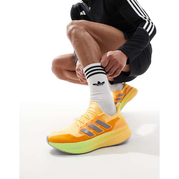 adidas Running Ultraboost trainers in yellow and orange ASOS