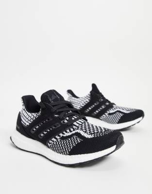 Adidas Originals Adidas Running Ultraboost 5.0 Dna Sneakers In Black And White In Black