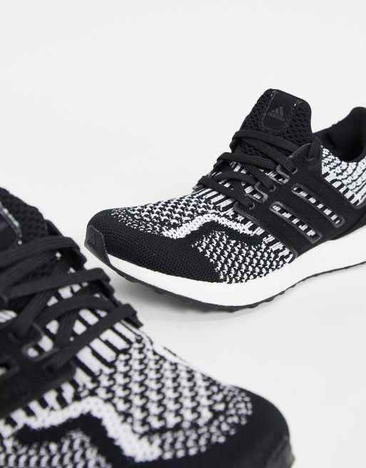 adidas Running Ultraboost 5.0 DNA trainers in black and white | ASOS