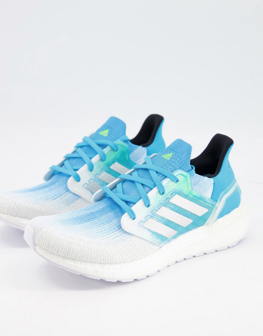 Adidas Originals Adidas Running Ultraboost In Blue And White-black