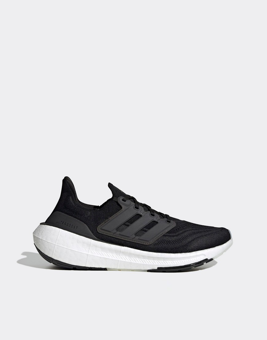 adidas Running Ultraboost Light trainers in black and white