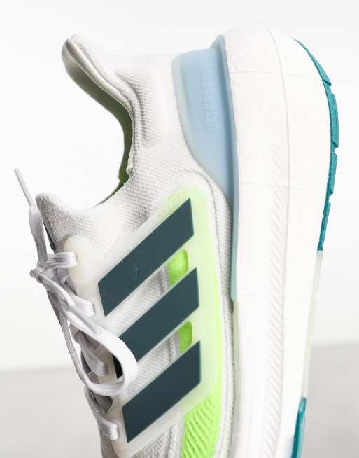 Adidas ultra boost 2025 white and green