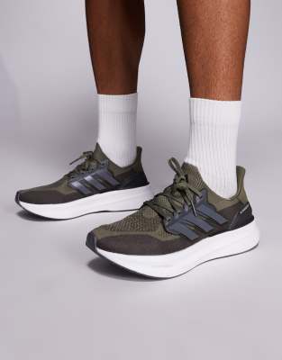 adidas Running - Ultraboost 5 - Baskets - Kaki/noir-Vert