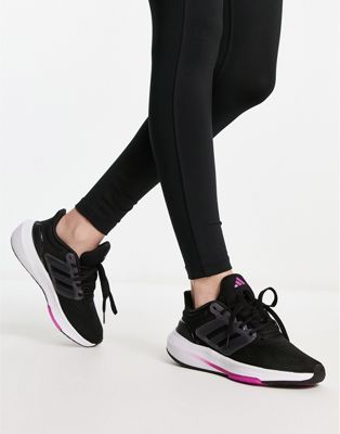 adidas Running Ultrabounce trainers in black and white - ASOS Price Checker