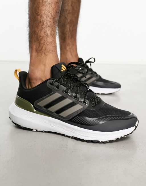 adidas Running – Ultrabounce – Czarno-białe buty sportowe do biegania w terenie