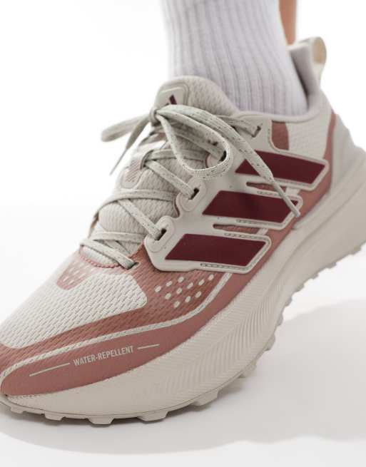 adidas Running Ultrarun 5 trainers in burgundy and pink, 4 of 5