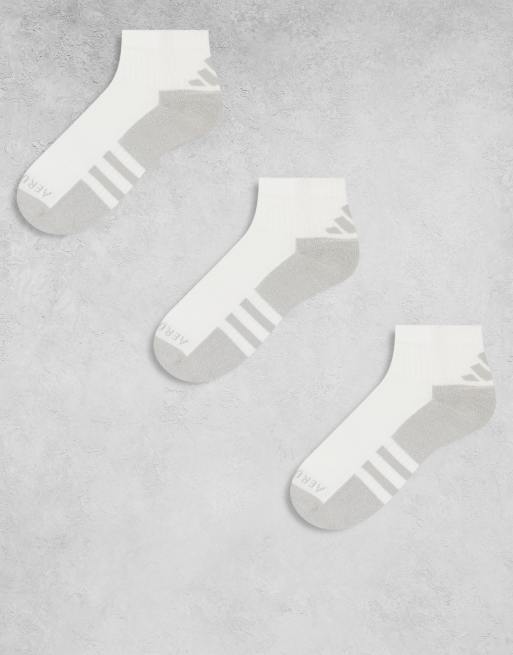 adidas – Running – Vita ankelstrumpor, 3-pack