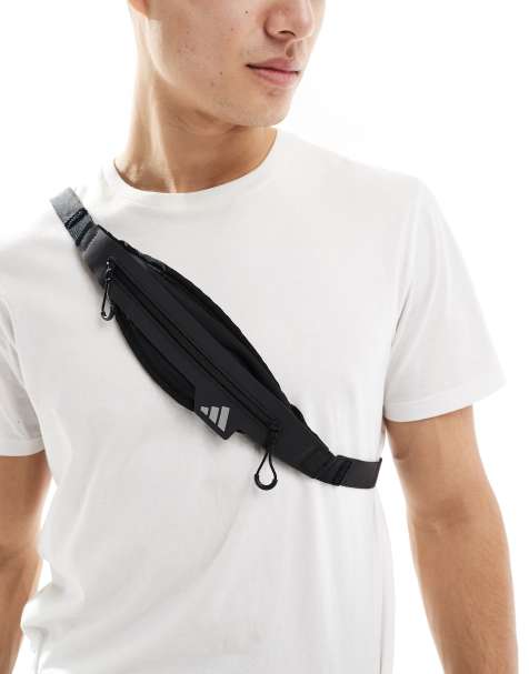 adidas Running waist bag in black - view 1