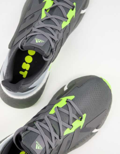 Adidas shoes 2025 grey neon green