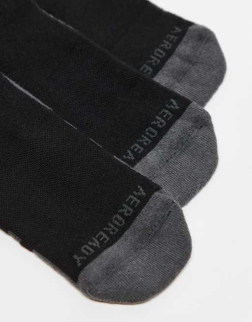 adidas Running – Zestaw 3 par czarnych skarpetek do kostki, 2 z 3