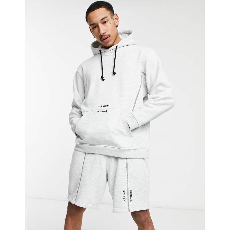 Adidas R.Y.V. hoodie in light gray