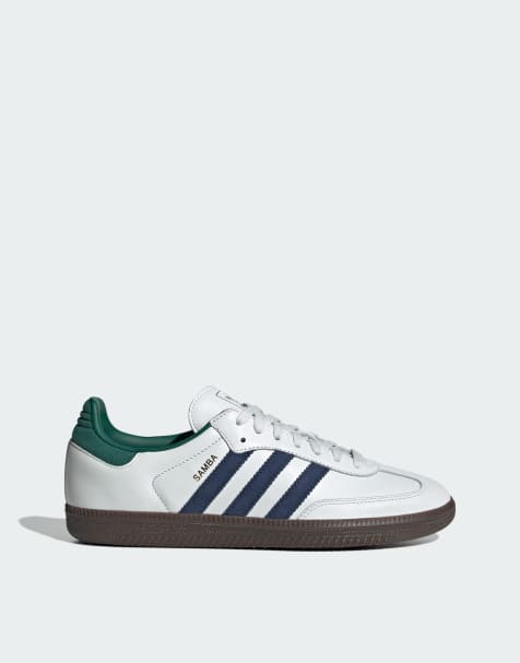 adidas - Samba OG - Sneakers bianche, nere e verdi - view 1