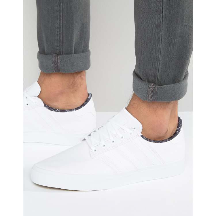 Adidas seeley white sales leather