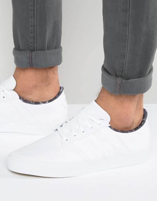 Adidas seeley white store leather