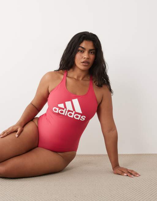 adidas SH3.RO boss swimsuit in pink, 4 of 4