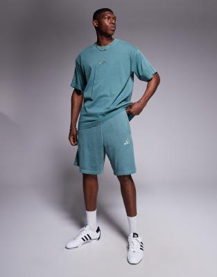 adidas - Short de sport - Vert délavé