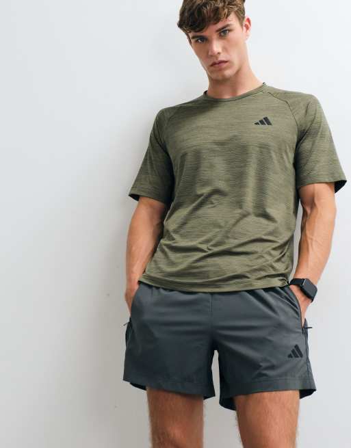 adidas short d'entraînement Work Out essentials bleu marine, 5 de 5