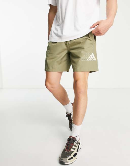 Khaki green sales adidas shorts