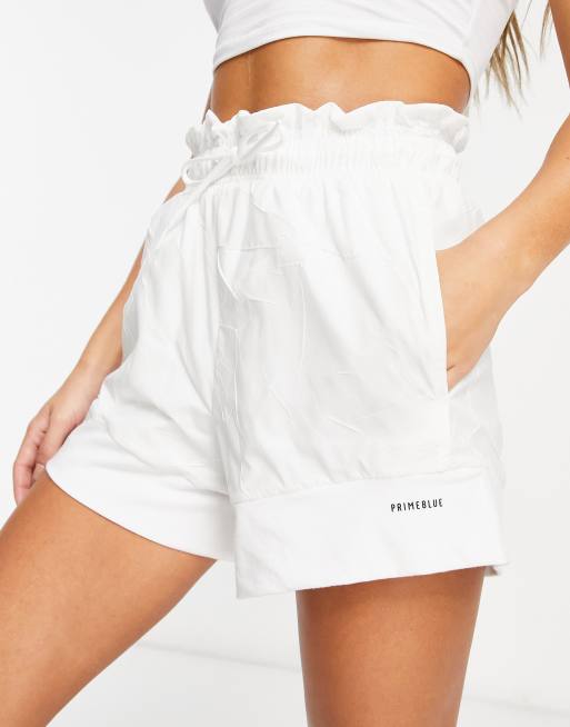 adidas shorts in white ASOS