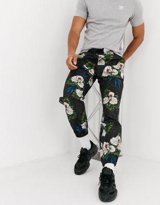 adidas floral joggers