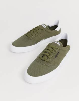 adidas skateboarding 3mc trainers in khaki